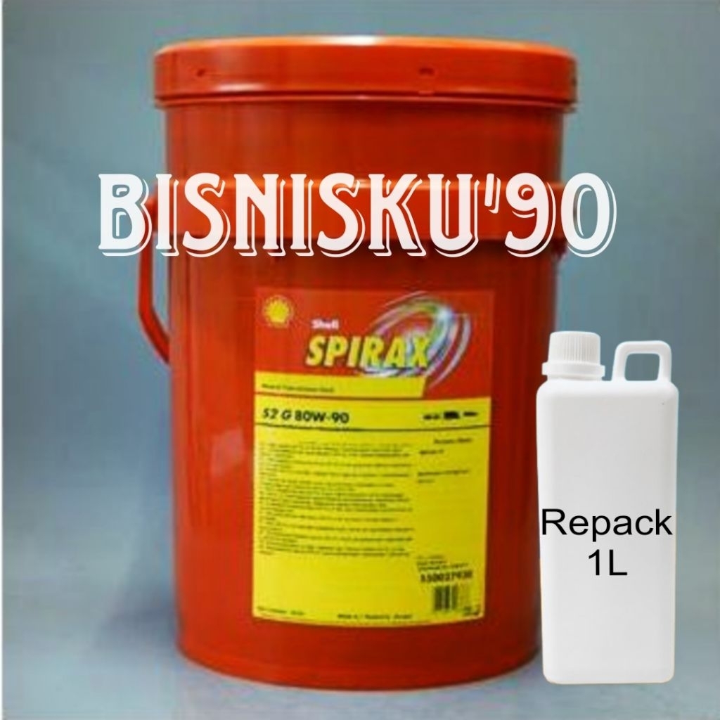 Jual Original SHELL Spirax 80W-90 Transmisi GL-4 dan Gardan GL-5 Repack ...