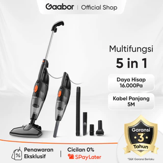 Gaabor Penyedot Debu Genggam Berkabel Vacuum Cleaner Multifungsi 5 in 1 Daya Rendah / GVCW-M15A