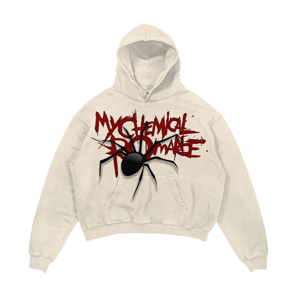 Camiseta da Banda My Chemical Romance Spider Rock N'Roll Unissex Camisa