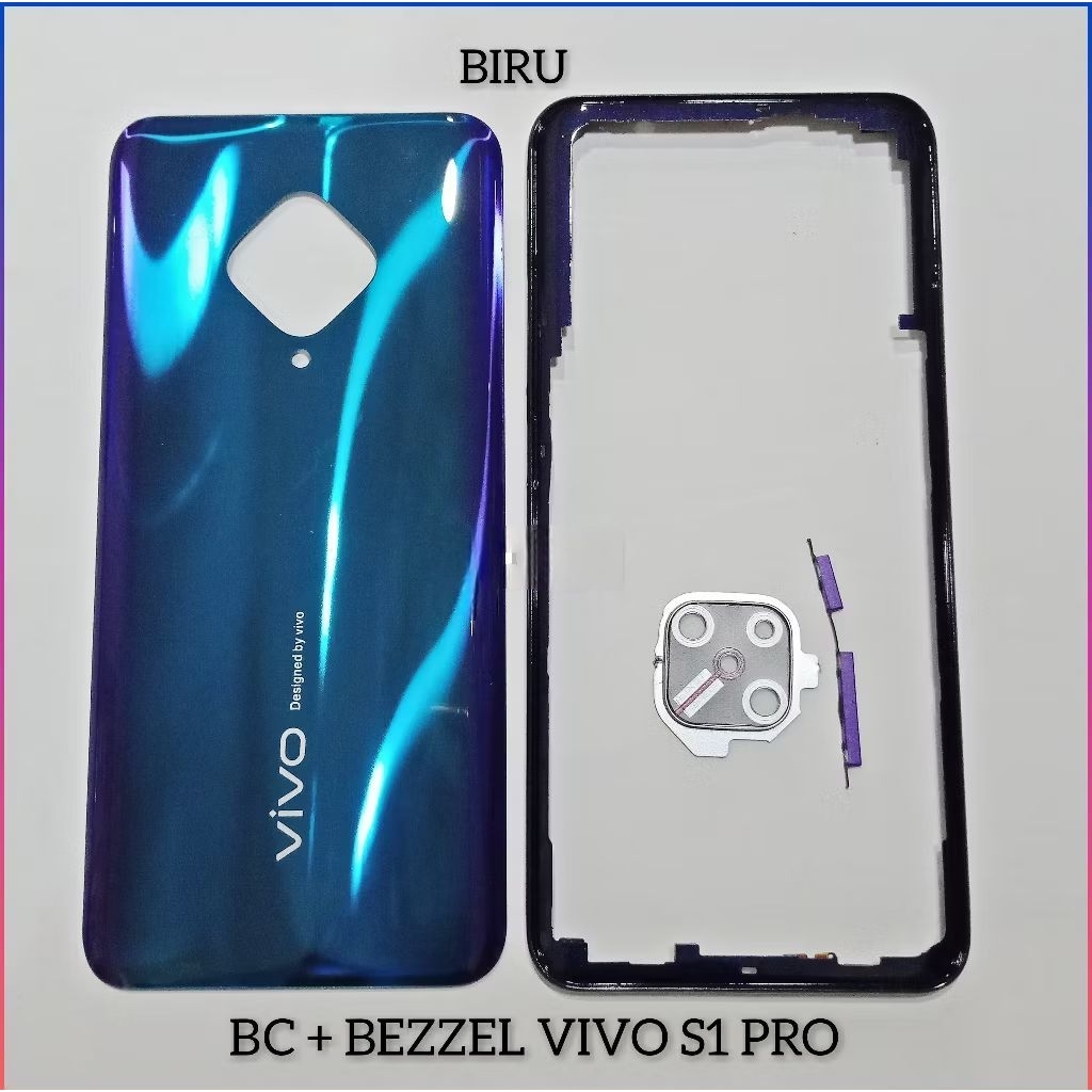 Casing Housing Kesing VIVO S1 PRO 1920 BackDoor Back Cover Tutup Belakang  Bazel Bezzel Tombol