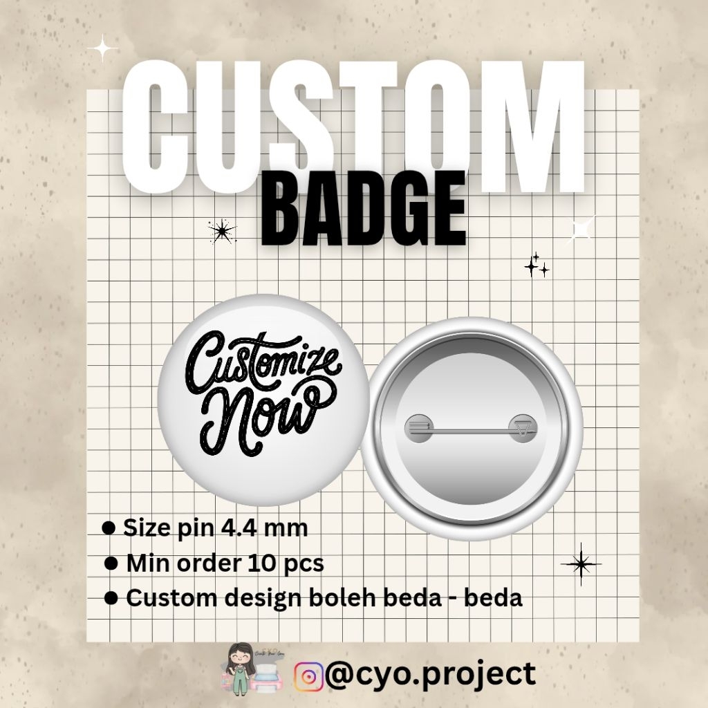 Jual Custom Pin | Shopee Indonesia
