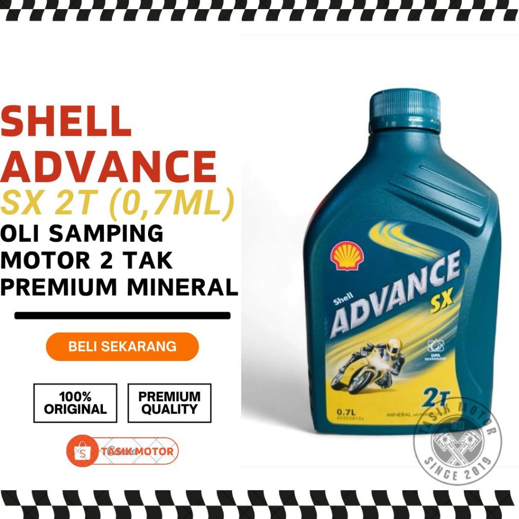 Jual SHELL ADVANCE SX 2T Oli Samping Motor 2 TAK 700ml | Shopee Indonesia