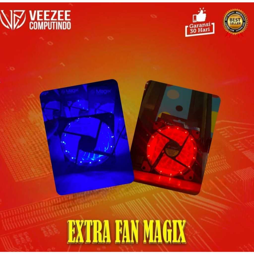Jual Casing PC Magix Komputer RGB PSU 500w with Extra Fan | Shopee ...