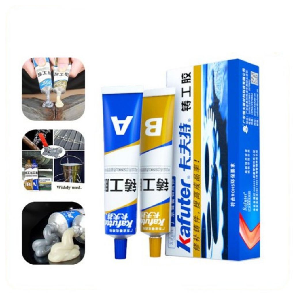 Jual LEM AB KASTOR BESI EPOXY 20 GRAM | Shopee Indonesia