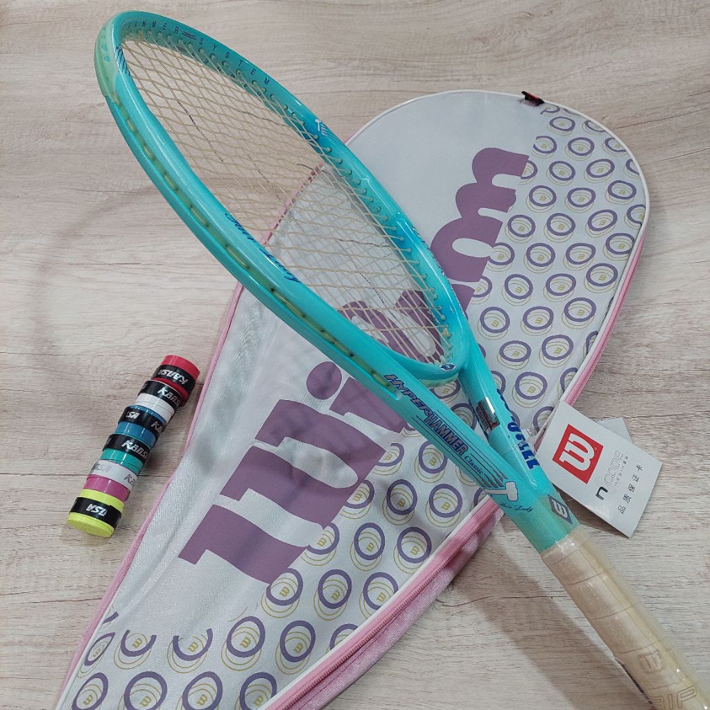 Jual RAKET TENIS WILSON HYPER HAMMER BLUE SIAP PAKAI | Shopee Indonesia