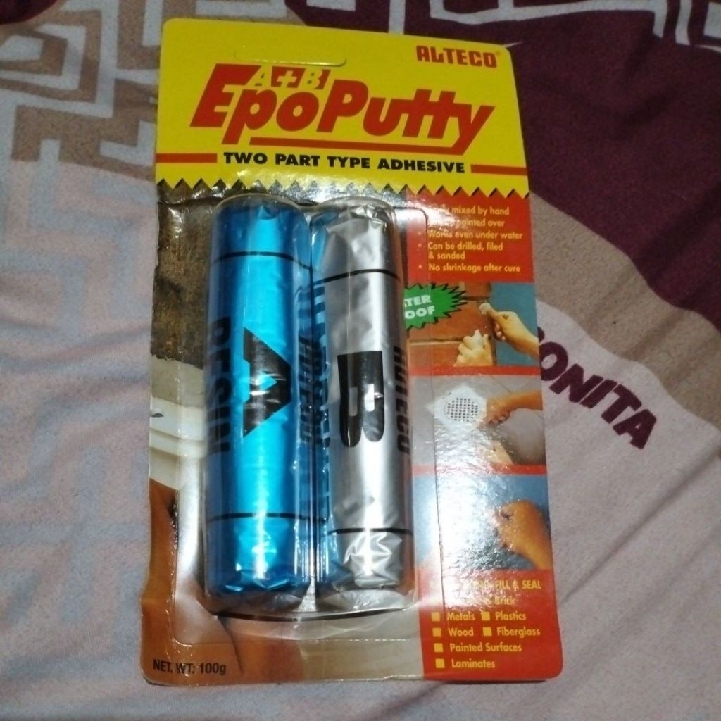 Jual Lem epo putty alteco porting 100 gram | Shopee Indonesia