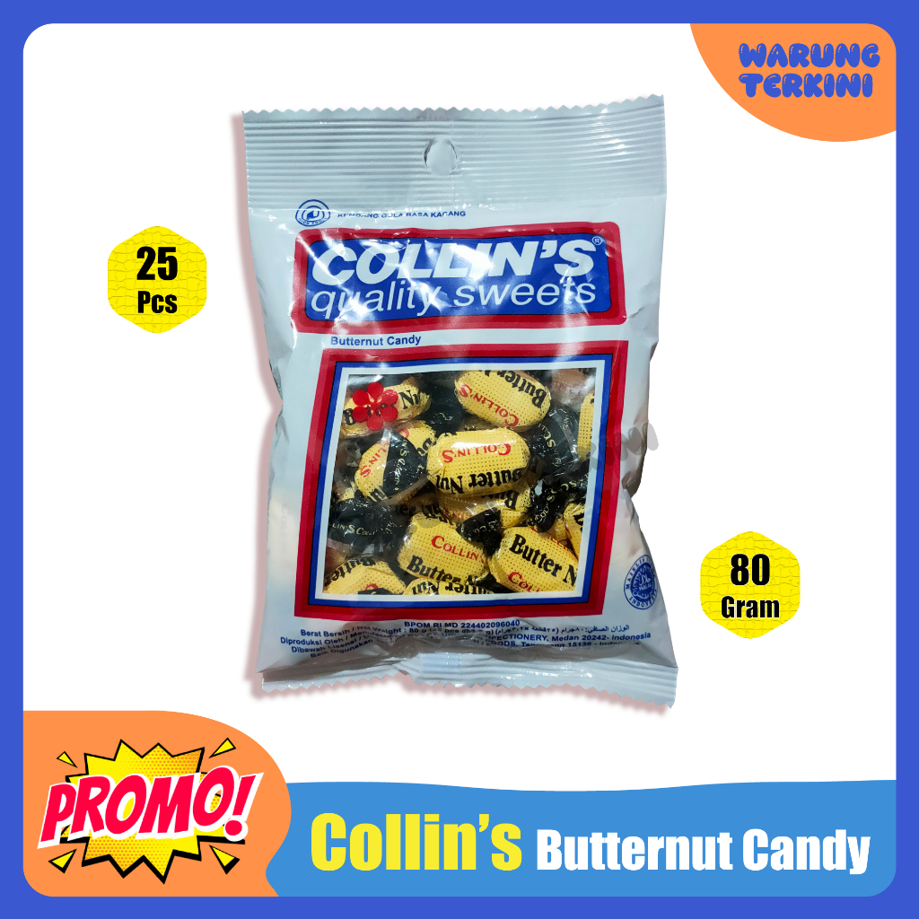 Jual Permen Collin's Quality Sweets 1 Bungkus 25 Pcs 80g | Kembang Gula ...