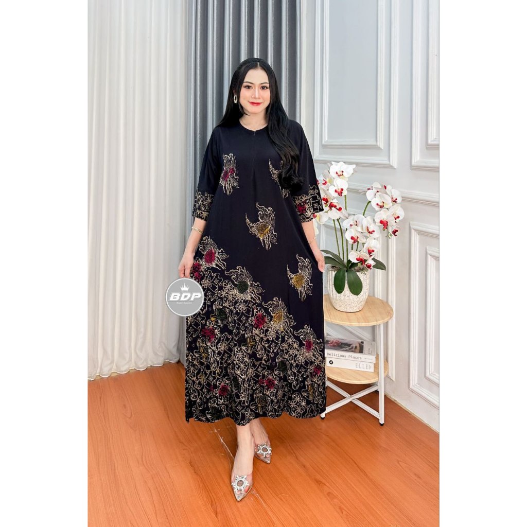 Jual Dianputri - Daster Dress Maura Batik Cap Rayon Grade A Busui ...