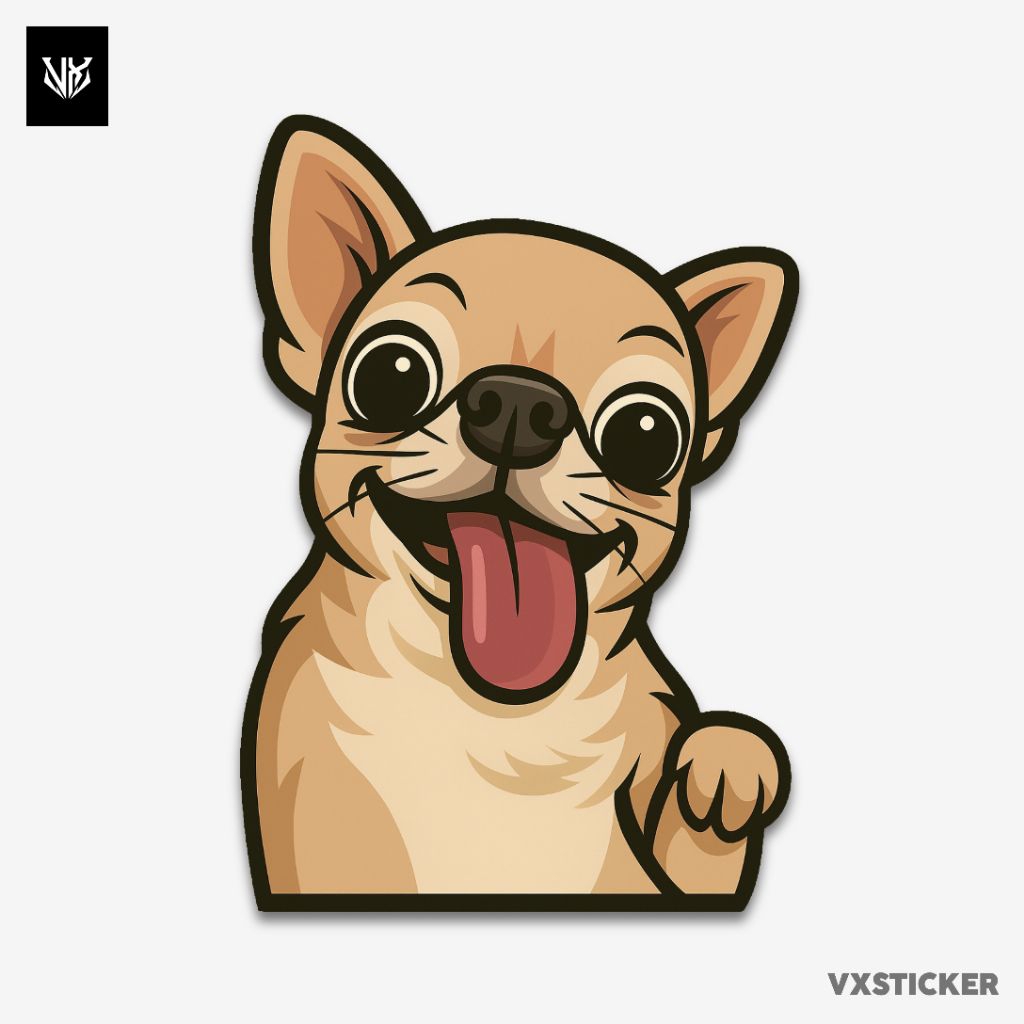 Jual Stiker/Sticker Anjing Lucu #35 VXSTICKER | Shopee Indonesia