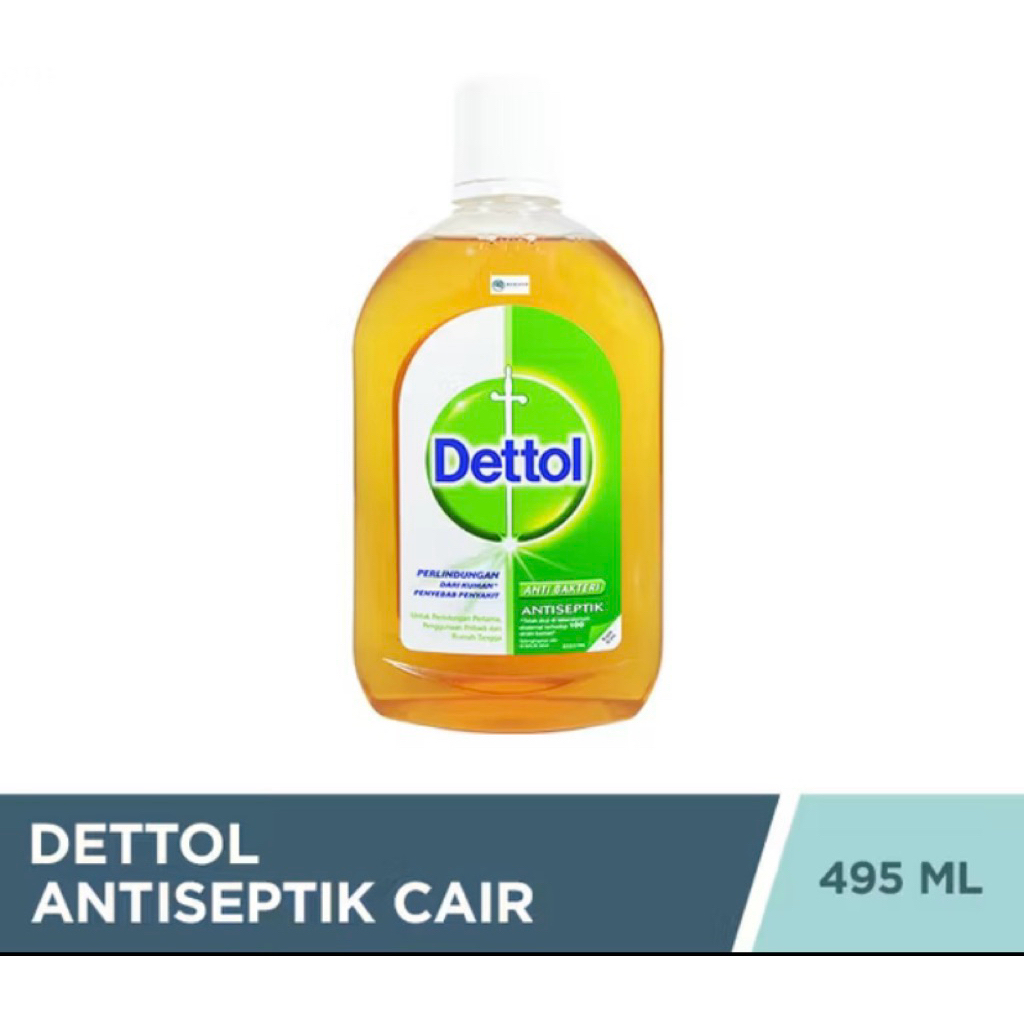 Jual Dettol Antiseptik Cair Disinfektan 495 ML | Shopee Indonesia