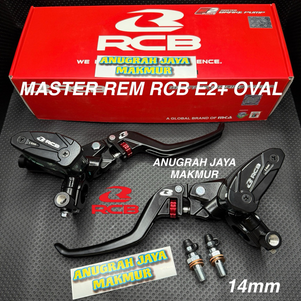 Jual Master Rem RCB E2+ Original Tabung Oval 14mm Kanan Dan Kiri ...