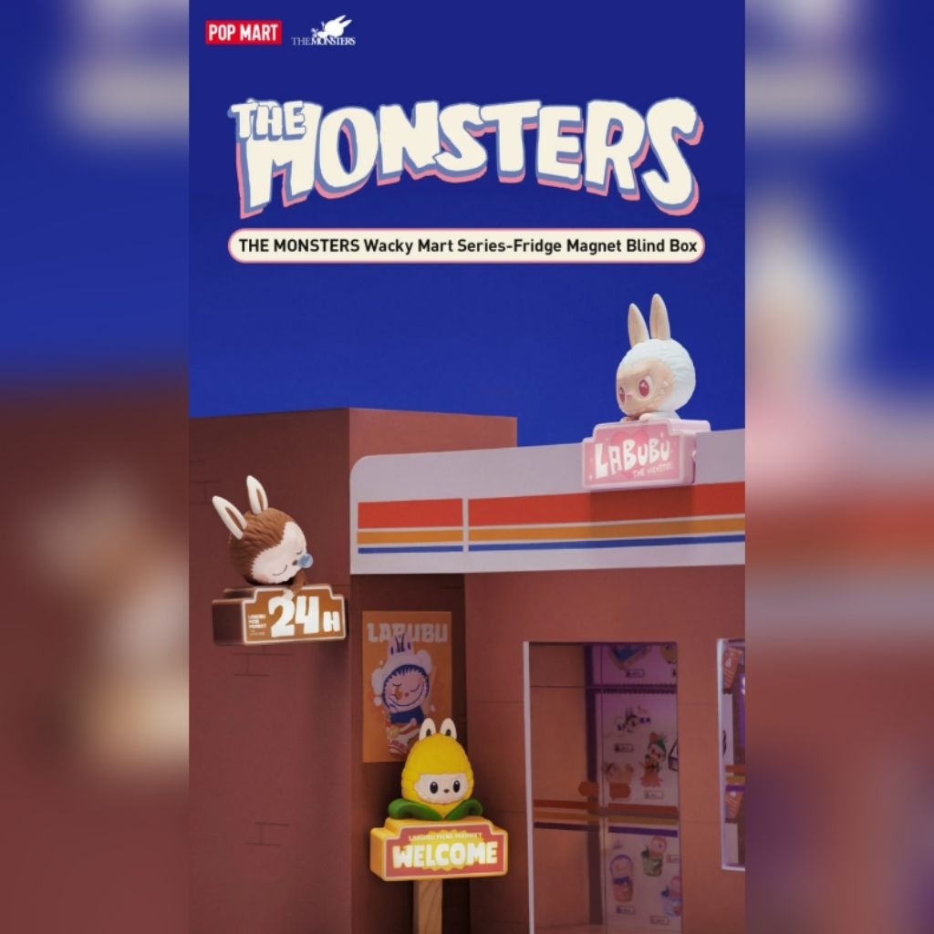 Blind Box Pop Mart LABUBU Artistic Quest – Aimants Frigo Louvre Paris, Lot 6