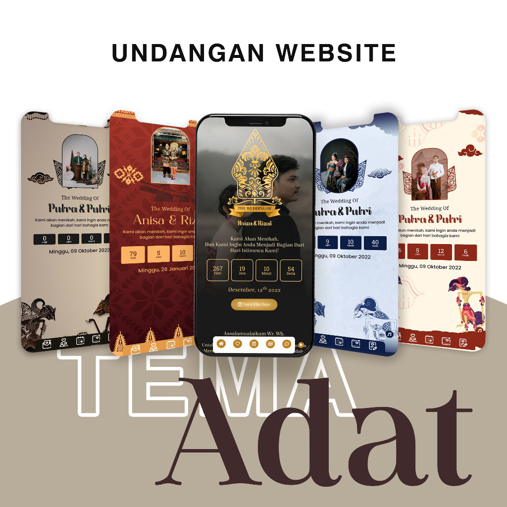 My Invita UNDANGAN WEBSITE TEMA ADAT UNDANGAN DIGITAL WEBSITE UNDANGAN PERNIKAHAN ONLINE WEB LINK