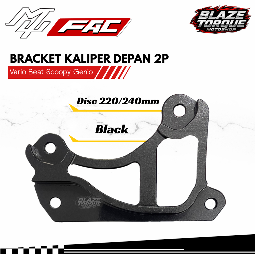 Jual Kaliper RPD 2 Piston 2P + Bracket Depan Disk 260mm Kaliper Vario ...