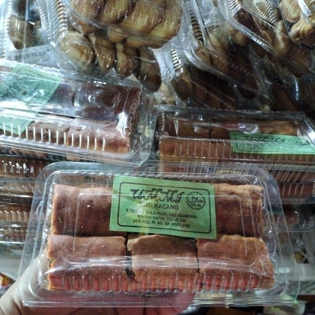 Jual Kue Potong Roti Potongan Isian Kacang Merah pack 12 pcs | Shopee ...