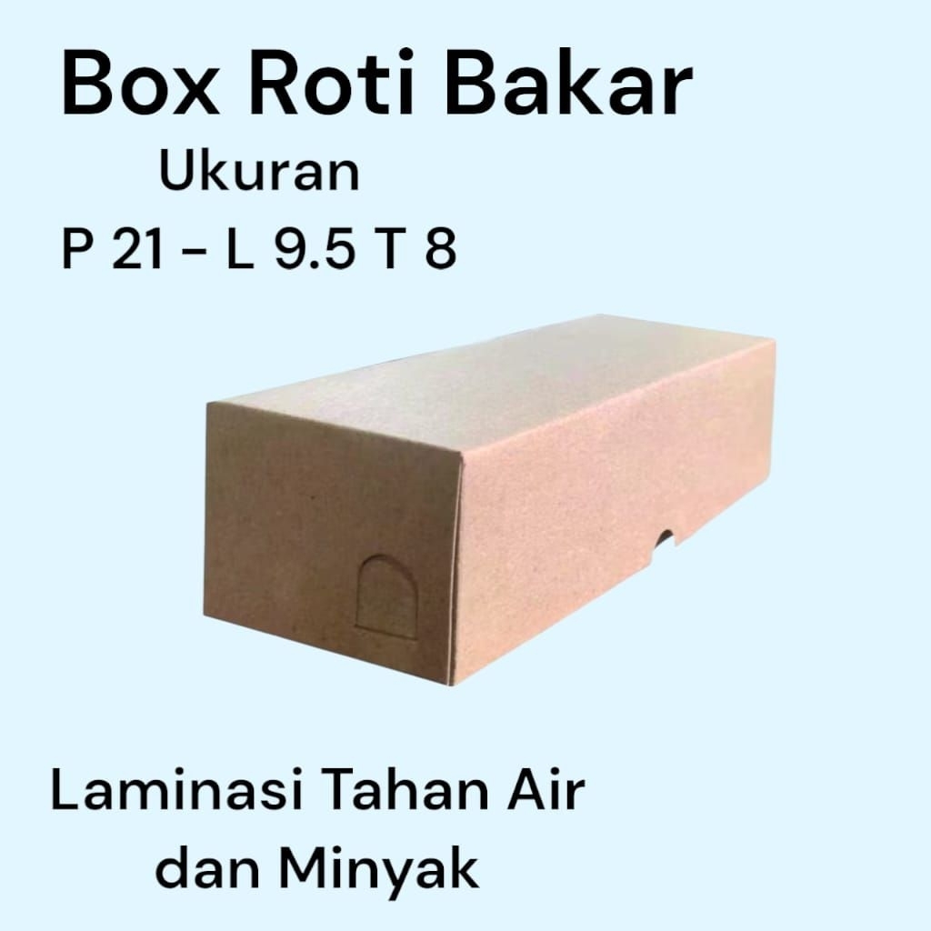 Jual Box Roti Bakar per 1 pcs Box Makanan Dus Roti Bakar | Shopee Indonesia