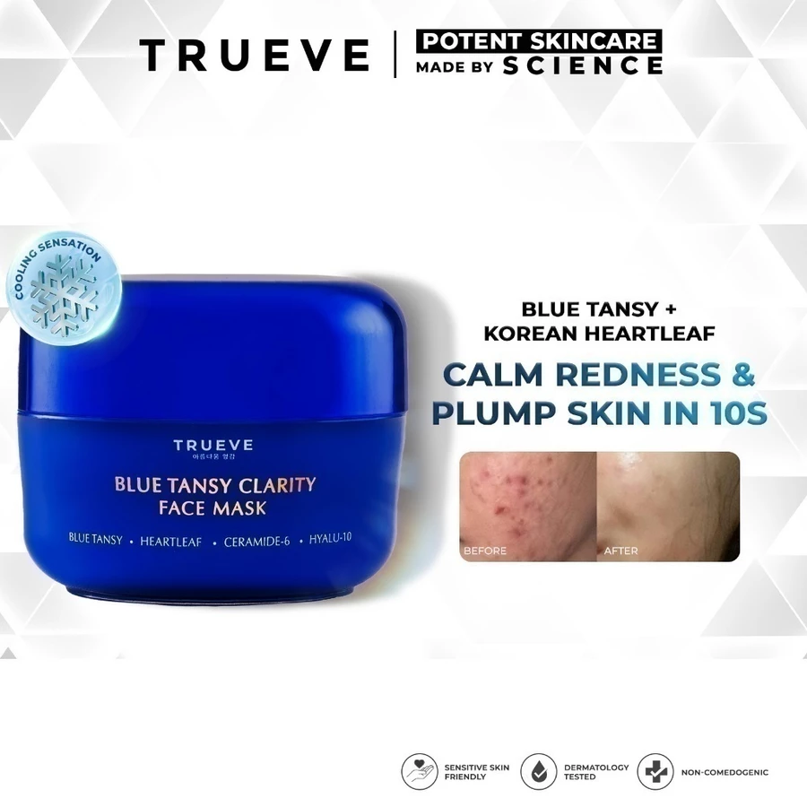 Blue Tansy Clarity Face Mask 