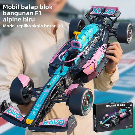 2312PCS Mainan Blok Bangunan Balap F1 Formula 1 Model Mobil Balap Merakit Mainan Pendidikan Mobil