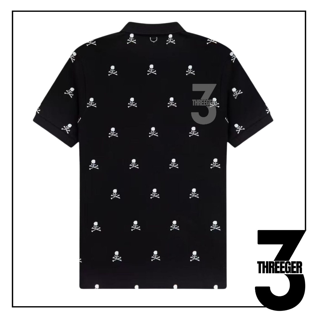 トップス FREDPERRY MASTERMIND ALLOVER SKULL SHIRT Fred Perry Men's