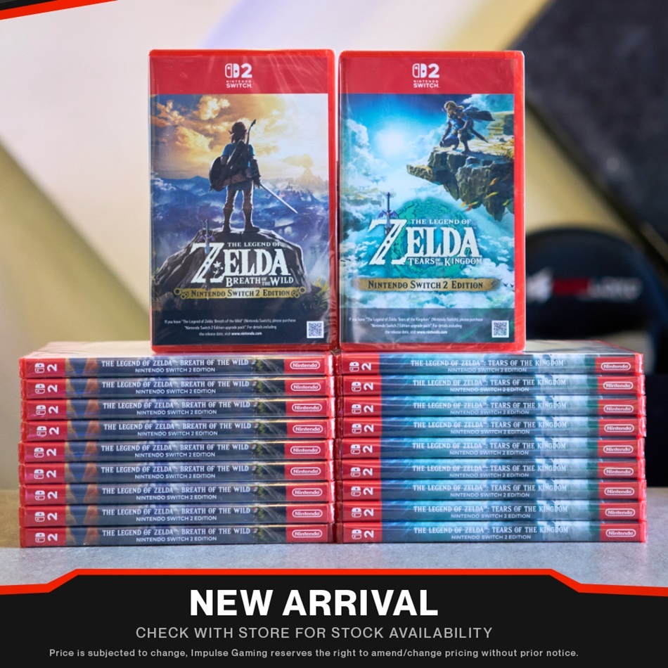 Jual SW2 Switch 2 The Legend of Zelda Breath of the Wild and Tears of ...