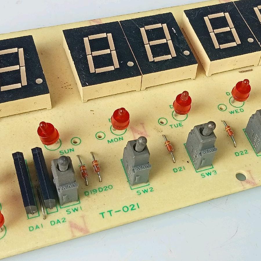 Jual PCB TOA Electric TT-021 Seven segmen saklar toggle on off on made ...