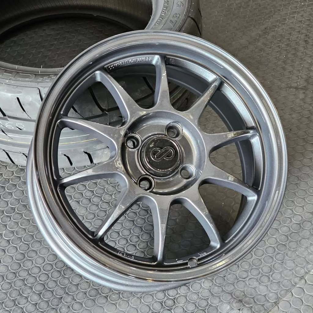 Jual Velg Enkei Tarmac Ring 15 Lebar 6,5 ET 40 PCD 4x100 Warna Gunmetal ...