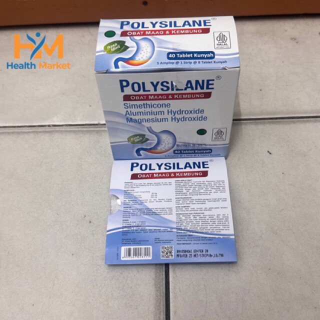 Jual Polysilane Tablet Box Isi 40 Tablet | Shopee Indonesia