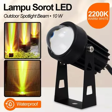 Lampu Sorot LED Taman Gedung Outdoor Anti Air 3W 10W Spotlight Beam Waterproof IP65 RGB
