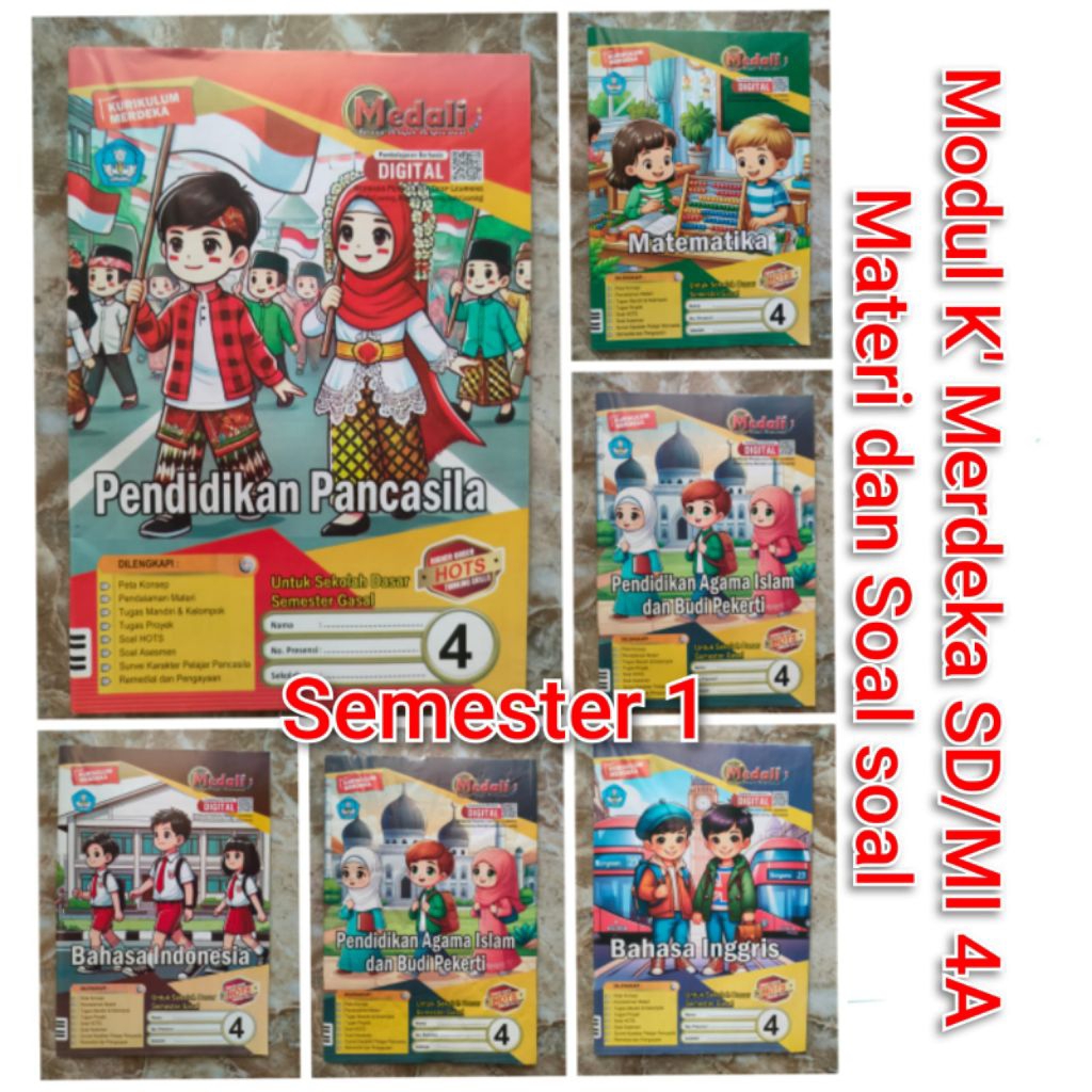 Jual LKS SD Kelas 4 Kurikulum Merdeka KUMER K21 Terbaru Mapel Lengkap ...