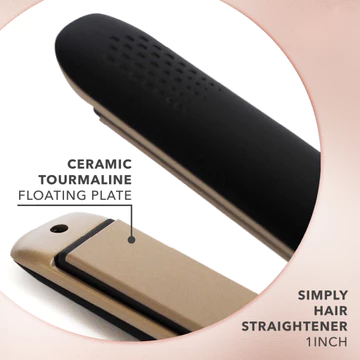 Catokan SIMPLY By Lumi Hair Straightener 1 Inch Pelurus Rambut Tourmaline