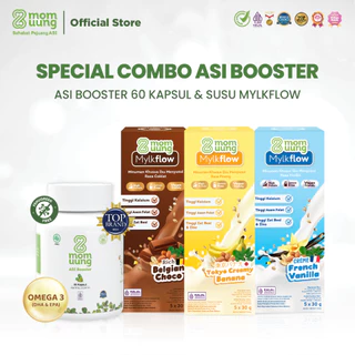 Mom Uung Special Combo ASI Booster dan Susu Mylkflow - Pelancar ASI Halal BPOM