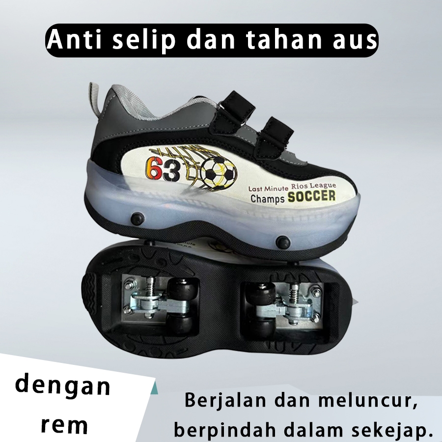 Jual Sepatu Roda Anak Keren dengan Lampu LED Rem Roda Bisa ...