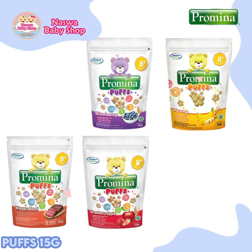 Jual Promina Puffs Snack Bayi 15g | Shopee Indonesia