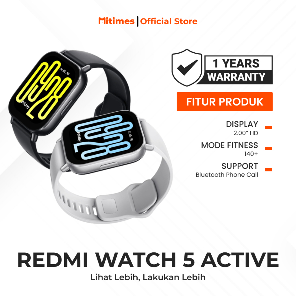 Lite Xiaomi Mi Watch Fitness Jual Xiaomi Redmi Watch Active Inch