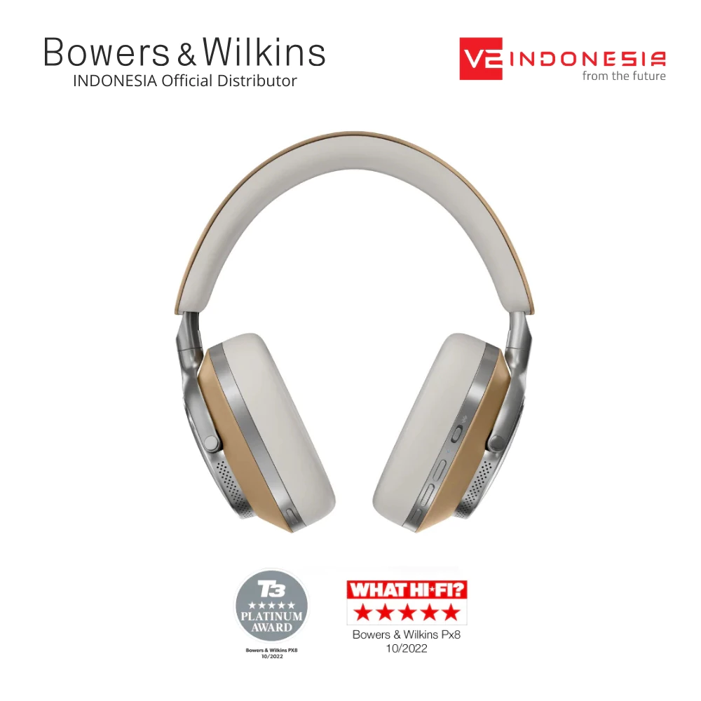 Bowers & Wilkins B&W Px8 Over-ear noise-canceling headphones - Tan