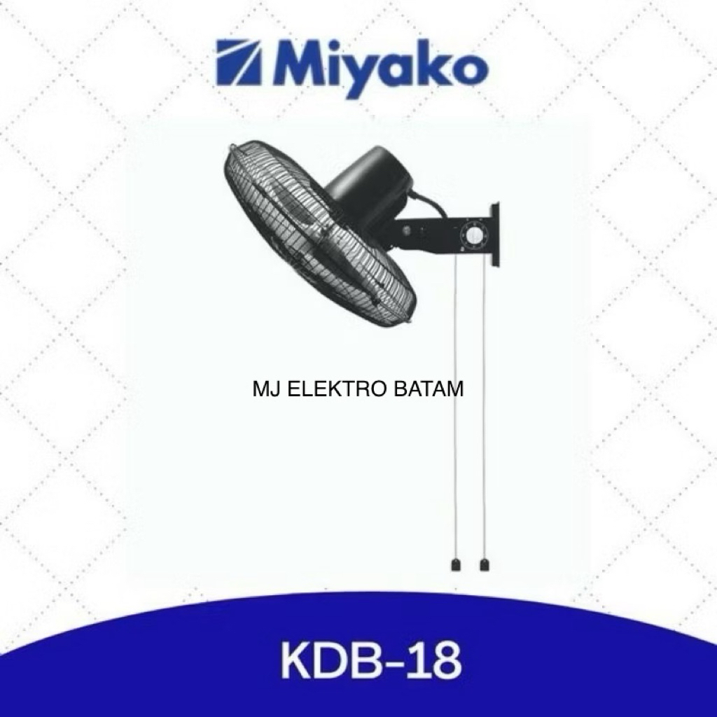 Jual KOTA BATAM - MIYAKO Kipas Angin Dinding 18 Inch Besi KDB-18 WALL ...