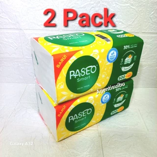 (Paket 4 Pack Paseo) Tissue Paseo Smart 500 + 40 Ply / 540 Helai 3ply ORIGINAL