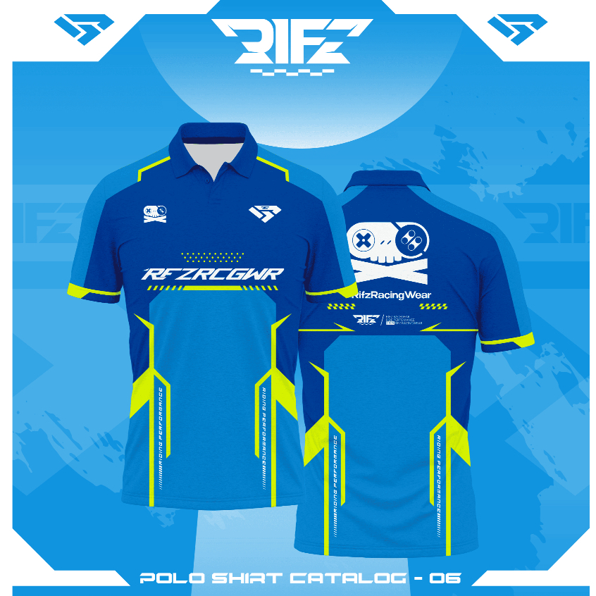 Jual Jersey Polo Custom Satuan Baju Olahraga Atasan Full Print Racing ...