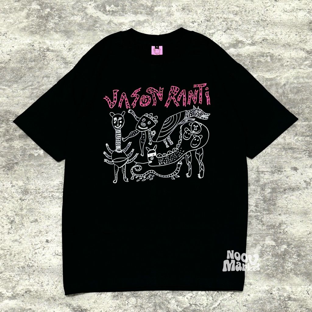 Jual Jason Ranti - Hidup Hanya Numpang Ketawa Tshirt - Black | Official ...