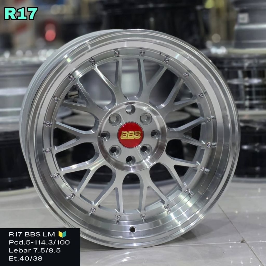 Jual velg celong bbs lm ring 17 lebar 7,5 / 8,5 untuk avanza raize jazz ...