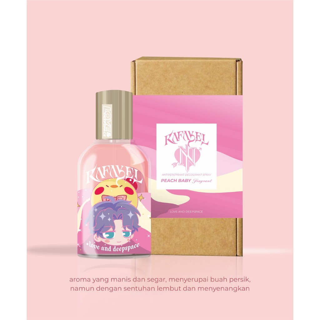 Jual Deodorant Spray Love and Deepspace Cute Series Version Fanmade ...