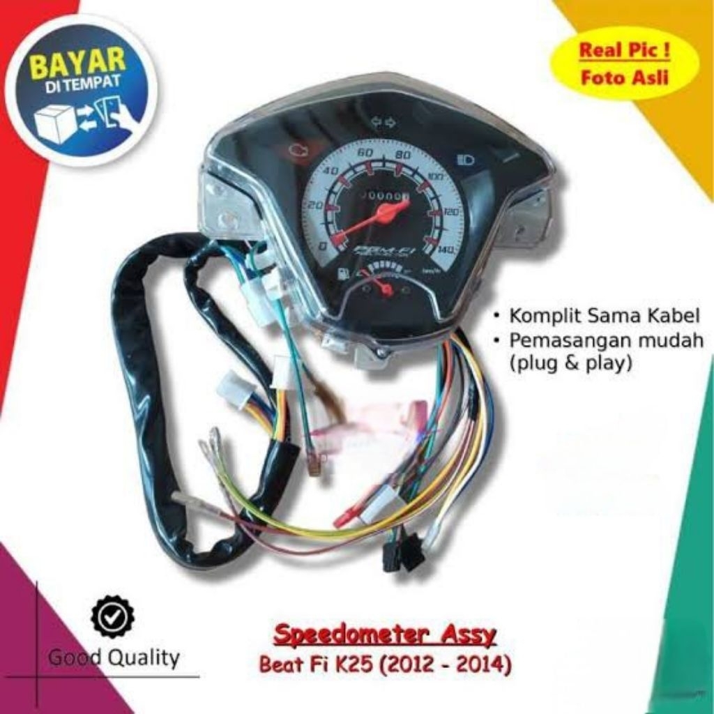 Jual SPEEDOMETER BEAT FI KILOMETER 2012-2015 STARTER INJEKSI ...