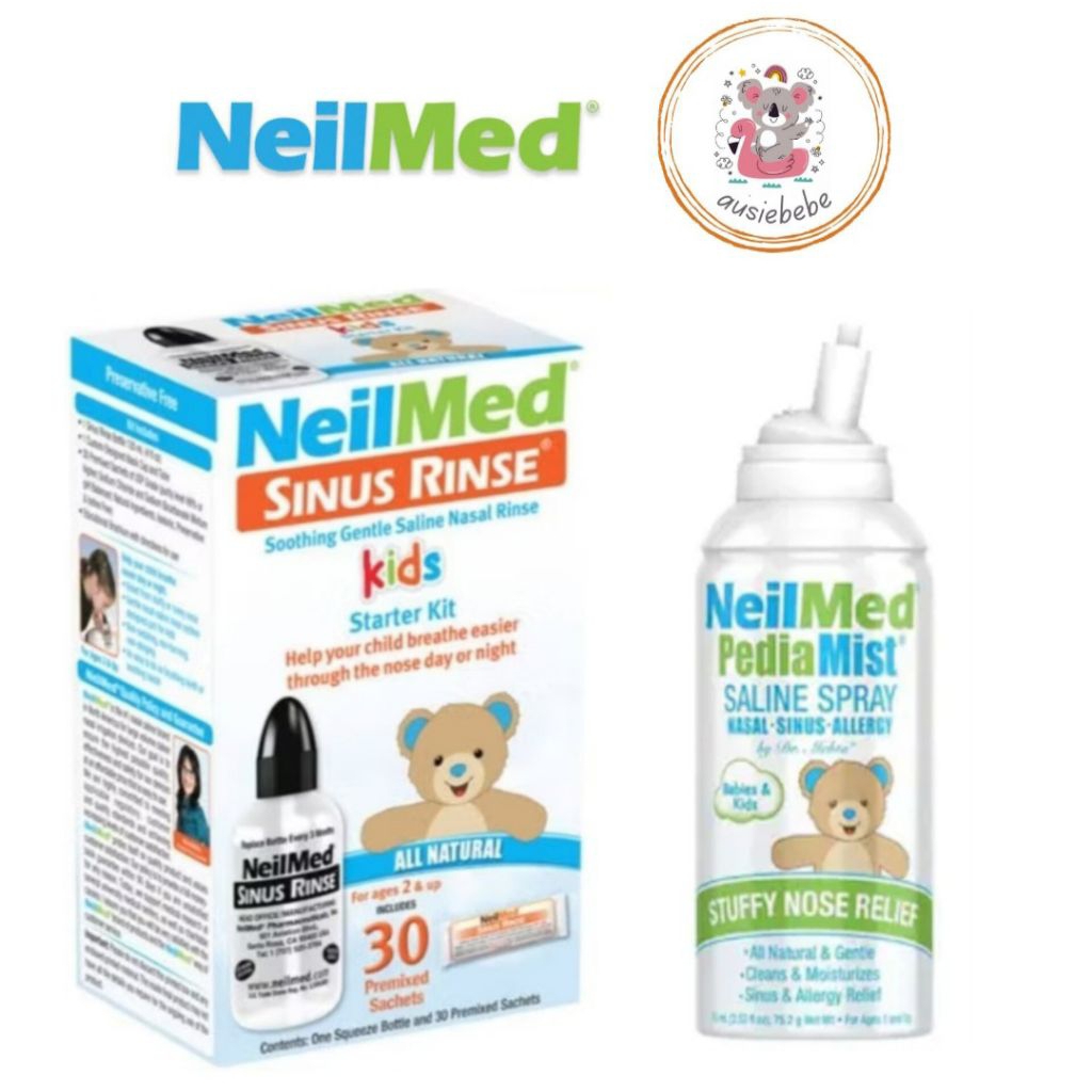 Jual Neilmed Sinus Rinse Kids Starter Kit / NeilMed PediaMist Saline ...