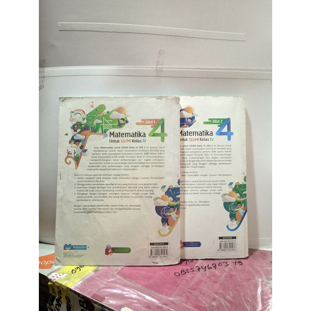 Jual Buku Matematika Untuk SD/MI Kelas IV/4 Jilid 1 Dan 2 Kurikulum ...