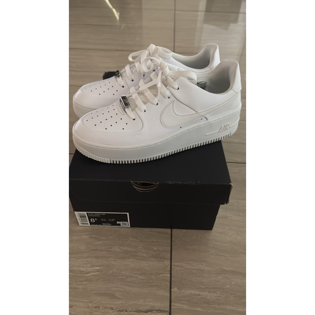 Jual Nike AF1 Sage Low All White | Shopee Indonesia