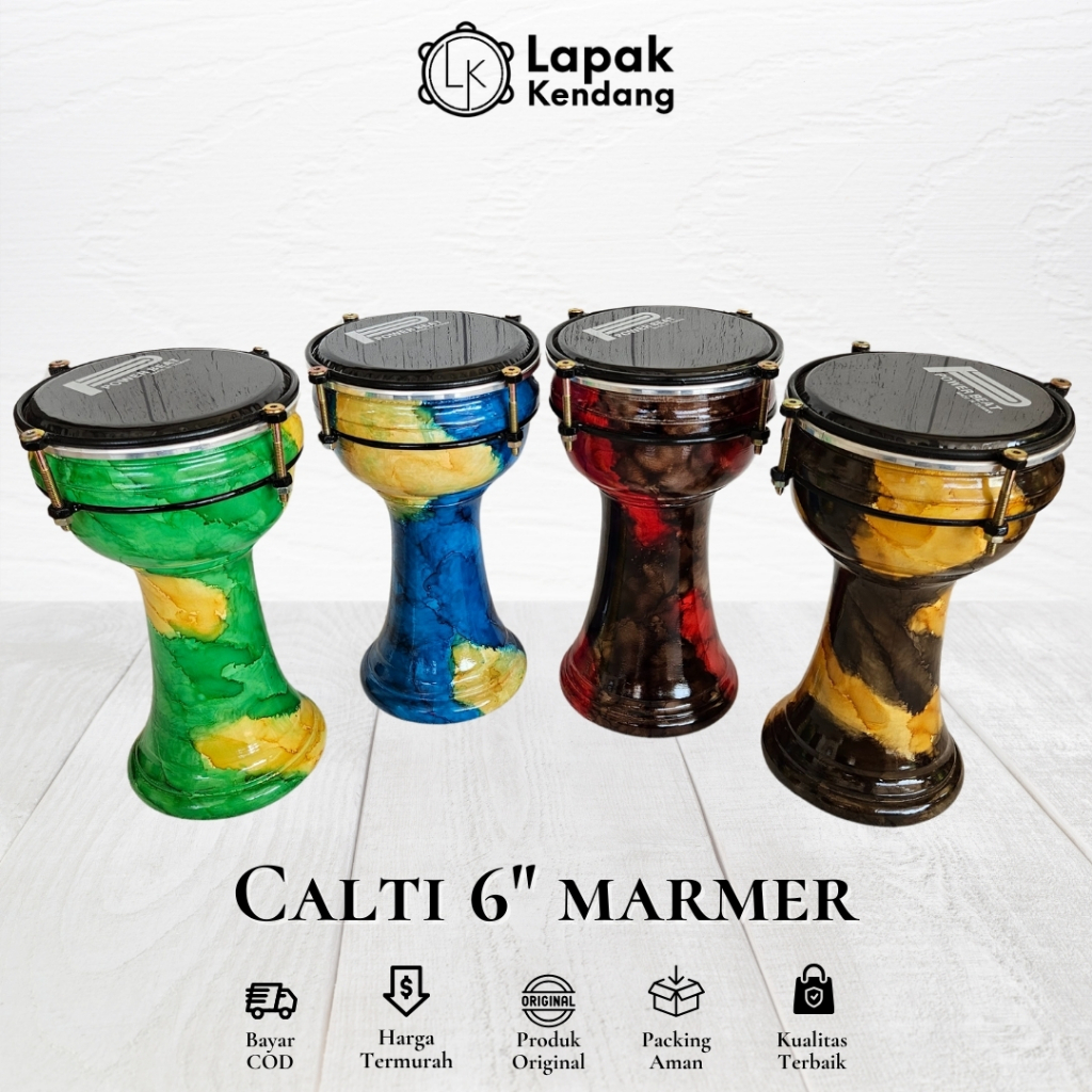 Jual Calti Darbuka Dumbuk 6 inch Motif Marmer Ukuran Anak Termurah ...
