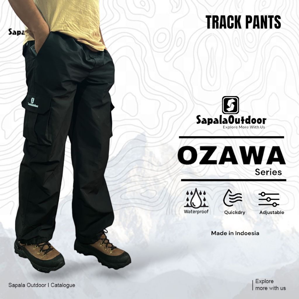 Sapala Outdoor Celana Cargo Track Pants OZAWA series
