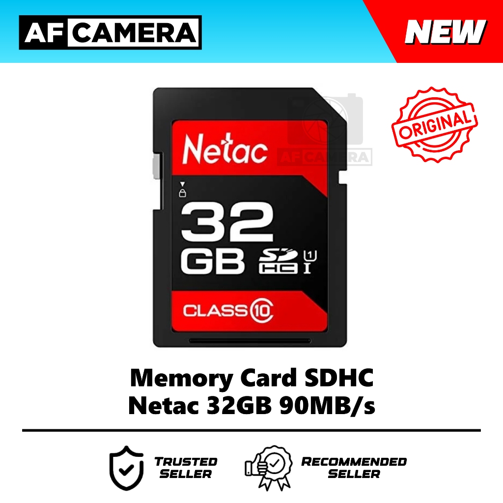 Jual Memory Card NETAC SDHC 32GB UHS-I Class 10 ( Up to 90MB/s ...