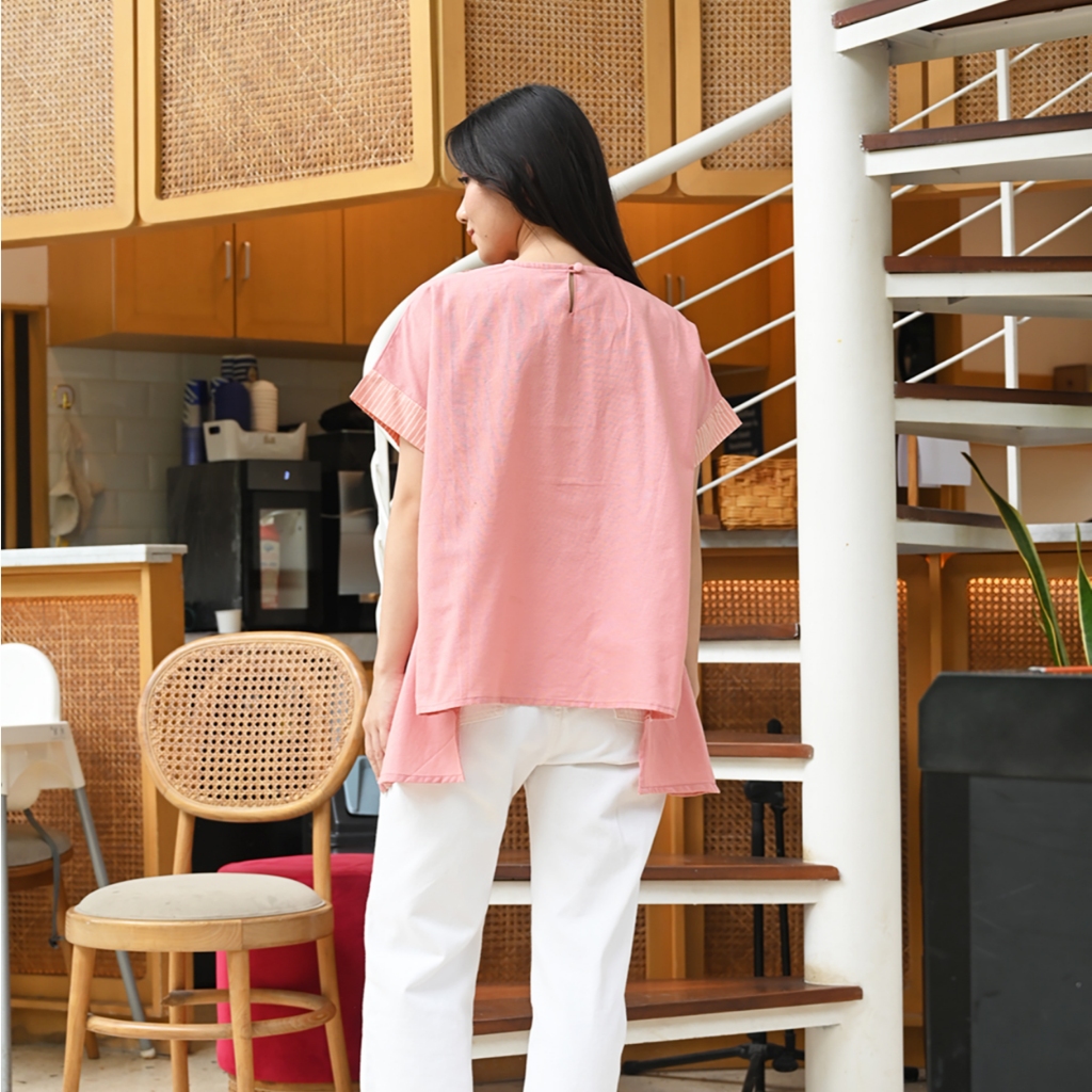 Jual [Exclusive Launch] Part of Mirae - Taera Pink PART0333, Blus ...