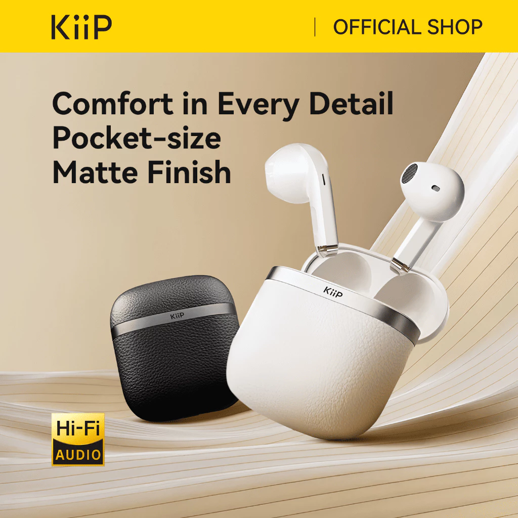 KiiP DTS18 TWS HiFi Stereo Earphone Bluetooth Smart Noise Reduction